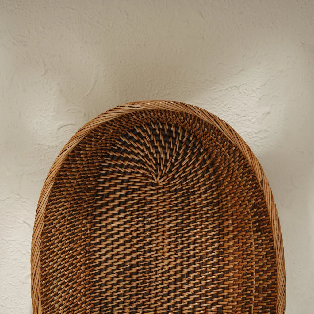Oval Bread Basket - Dark Brown