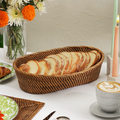 Oval Bread Basket - Dark Brown