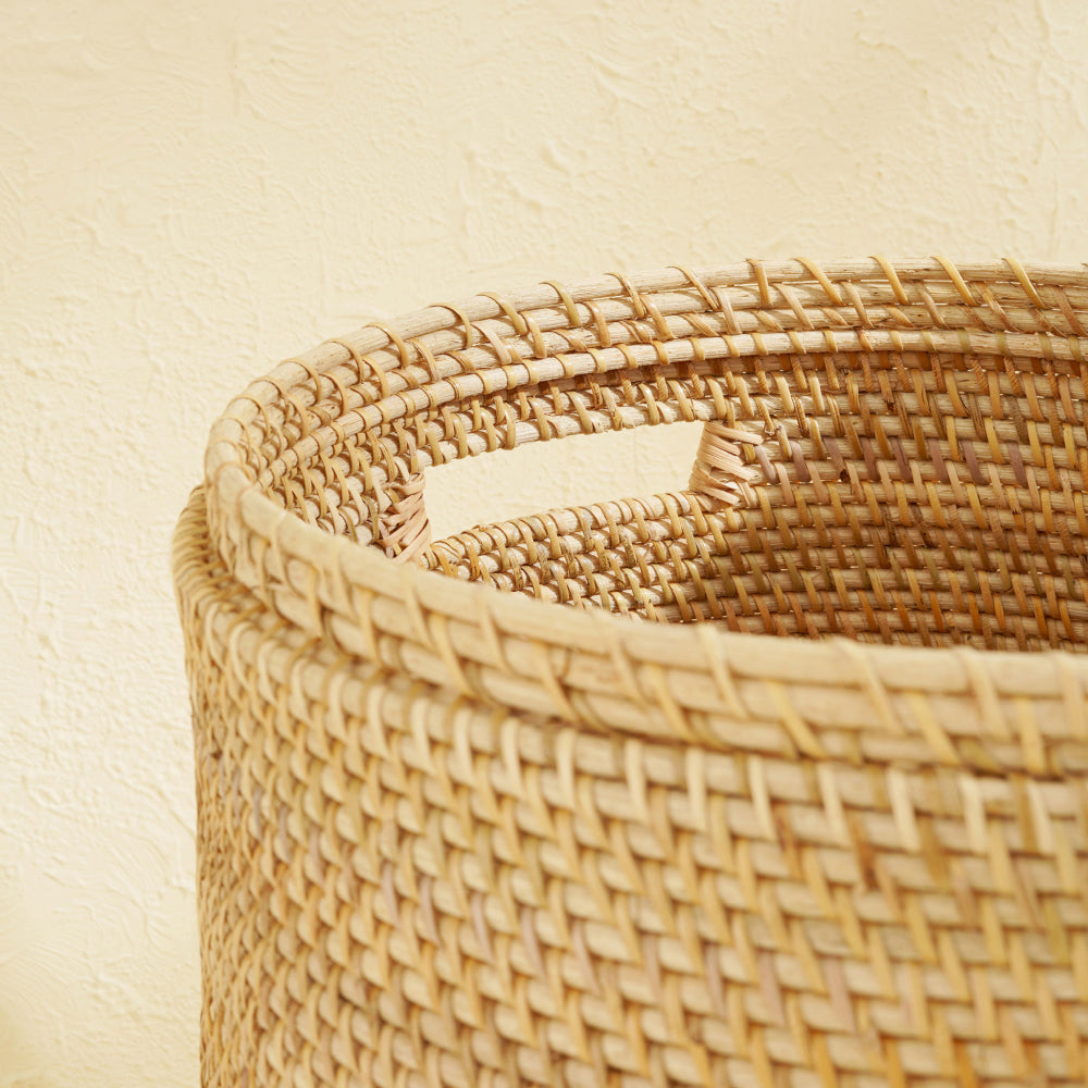 Laundry basket rattan - Natural